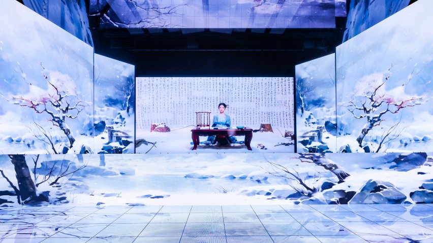 網(wǎng)易云音樂(lè)與小冰公司推出虛擬歌手陳水若演唱《風(fēng)雪千千》。主辦方供圖