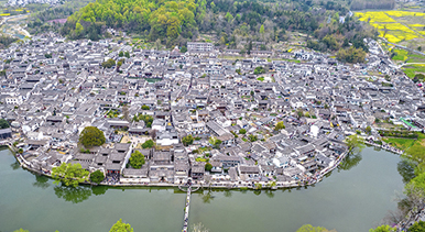 安徽黃山：宏村迎客來
